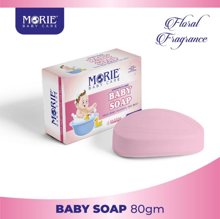 Morie Floral Fragrance Moisturizing Baby Soap - 80gm